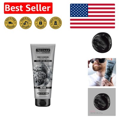 Men's Peel-Off Gel Mask with Volcanic Ash   Detoxifying 6 fl. oz. for Clear Skin