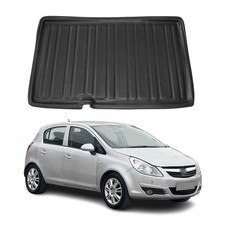 Kofferraumwanne Laderaumwanne für Opel Corsa D 2006-2014 5tür Gummi TPE Schwarz