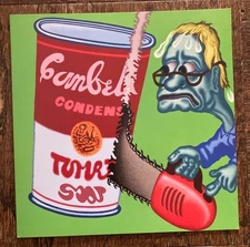 Vintage 2012 Art Gallery Exhibition Invitation: Peter Saul Mary Boone NYC