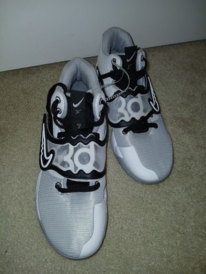 Nike KD Trey 7 Men's Basketball Shoes Gray/White/Black, Size 11.5