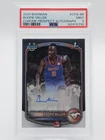BOOPIE MILLER 2025-26 BOWMAN CHROME 1ST ROOKIE AUTO #CPA-BR SMU PSA 9 Q1066