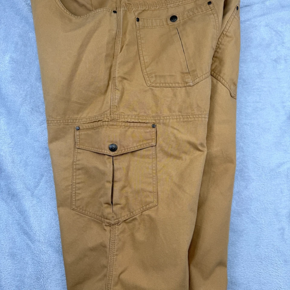 Pantalones cargo de colección Y2K State Property Rocawear 42 tostados holgados pierna ancha como Carhartt Foto 3 de 4