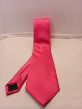 Hot Pink Fuchsia Mens Silk tie 59"x 31/8 Solid Silk