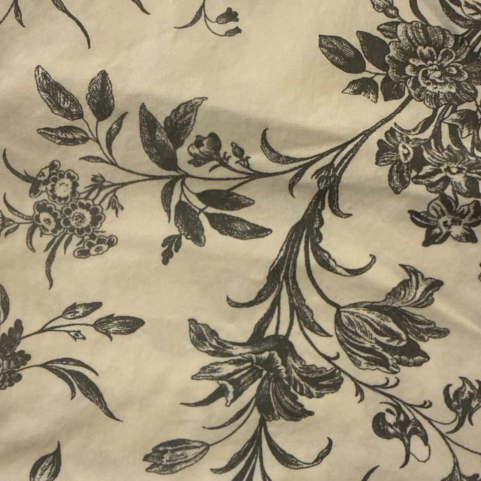 Funda nórdica IKEA Alvine Kvist floral baño gris blanco tamaño completo/queen 82x84   Foto 2 de 4