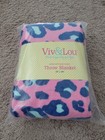 Viv & Lou Throw Pink Leopard Blanket and Beach Towel - Brand New! — photo 4