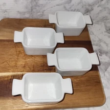Gibson Elite Gracious Dining 4 Pc Fine Ceramic Tidbit Dish Set Replacement/Xtra