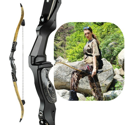 60" ILF Takedown Recurve Bow Archery 30-60lbs Target American Hunting Shooting - Picture 14 of 14