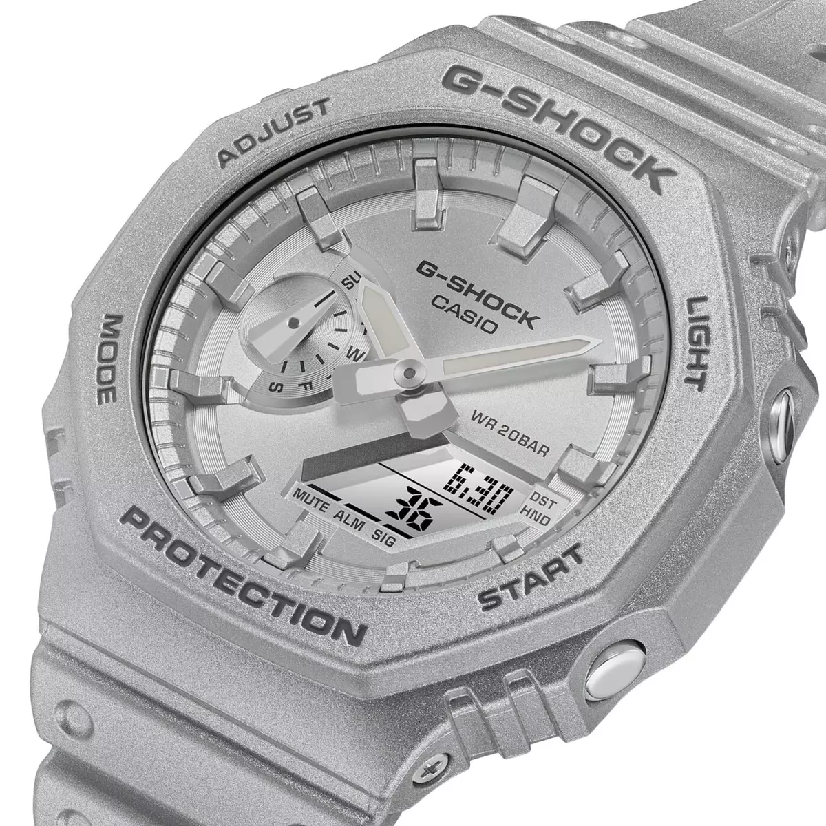 CASIO G-SHOCK GA-2100FF-8AJF Forgotten future Watch Metallic Silver 45.4mm