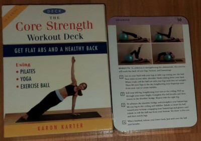CORE STRENGTH WORKOUT DECK: GET FLAT ABS AND A HEALTHY BACK By Karon Karter