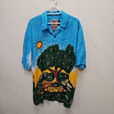 Vintage Mambo Loud Shirt Australian Beer Kangaroo Tree Reg