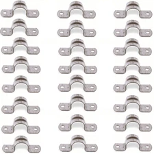 2-Hole 1/2" 1-1/4" EMT Conduit Pipe Straps Tubing Clamps Steel Metal U Bracket