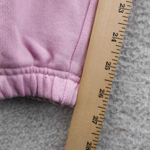 Victorias Secret Medium Ivy Fleece Campus Sweatpants Pink Jogger Tapered Leg New - Picture 5 of 7