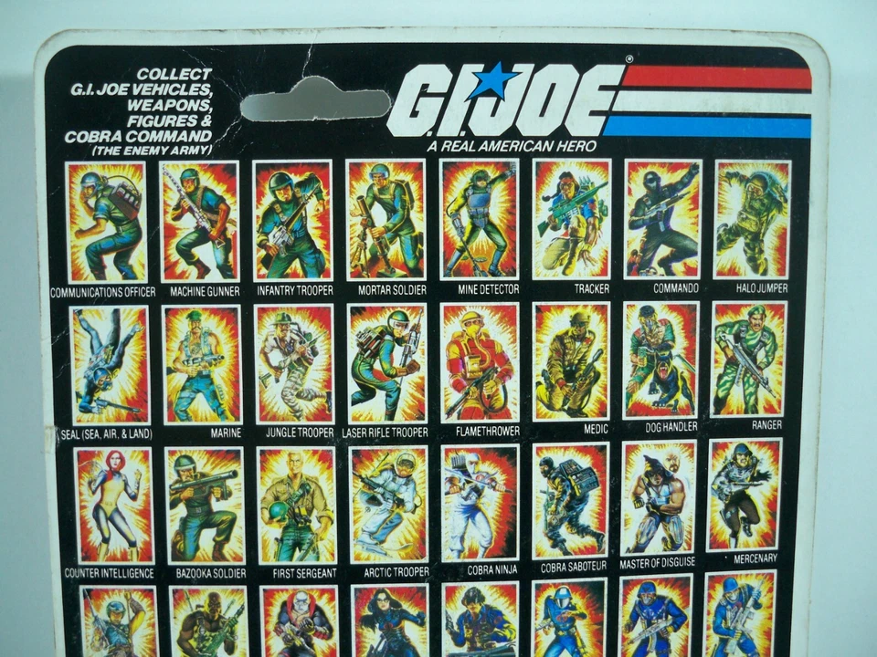 K24i99964 SNAKE EYES V1.5 OPEN CARD SWIVEL ARM 1983 GI JOE 100% COMPLETE VINTAGE - Image 4 of 4