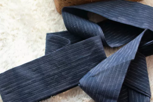 Cintura Kimono Uomo Giapponese Yukata Rigida Kaku Obi - Foto 8 di 9