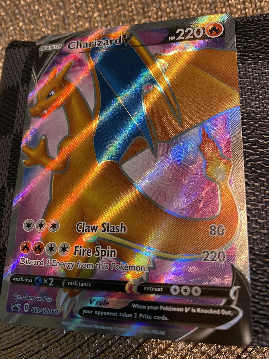 Pokemon CHARIZARD V SWSH050 HOLO PROMO CHAMPIONS PATH! MINT! | eBay