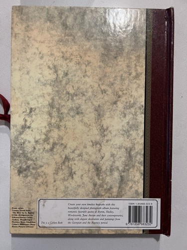 THE ROMANTIC Victorian Style Photograph Album - 1997 Carlton Books As NEW - Picture 9 of 9