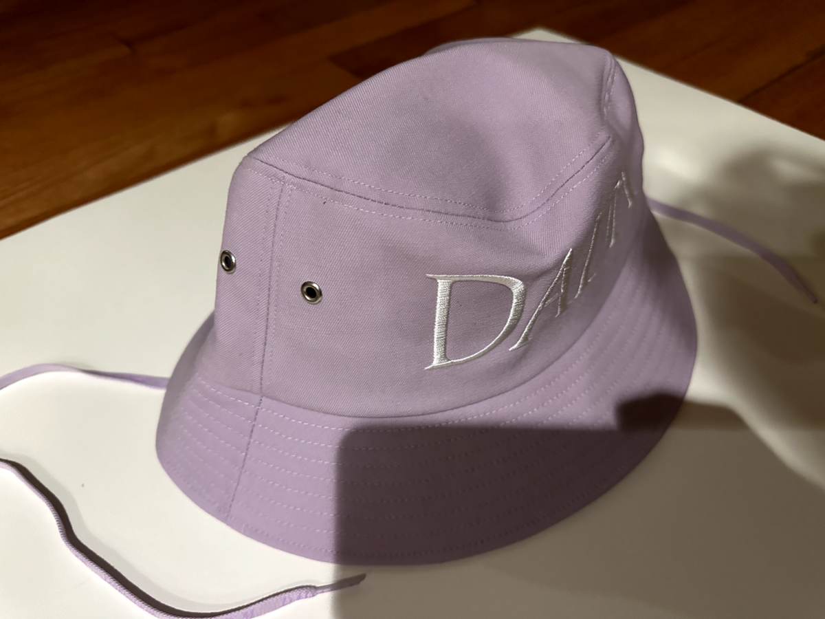 Christian Dada Embroidery Bucket Hat - Lavender - Size 59 (7
