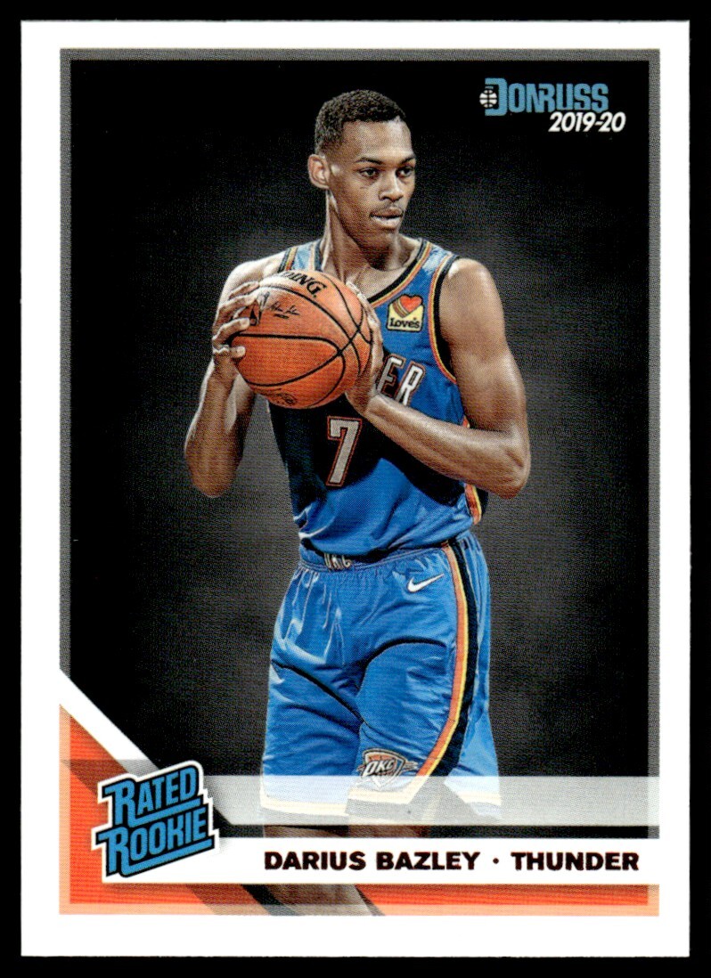 2019-20 Donruss Darius Bazley Rookie Oklahoma City Thunder #249