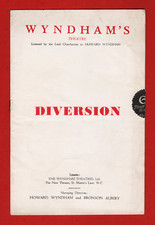 Peter Ustinov "DIVERSION" Joyce Grenfell / Edith Evans 1940 London WWII Program