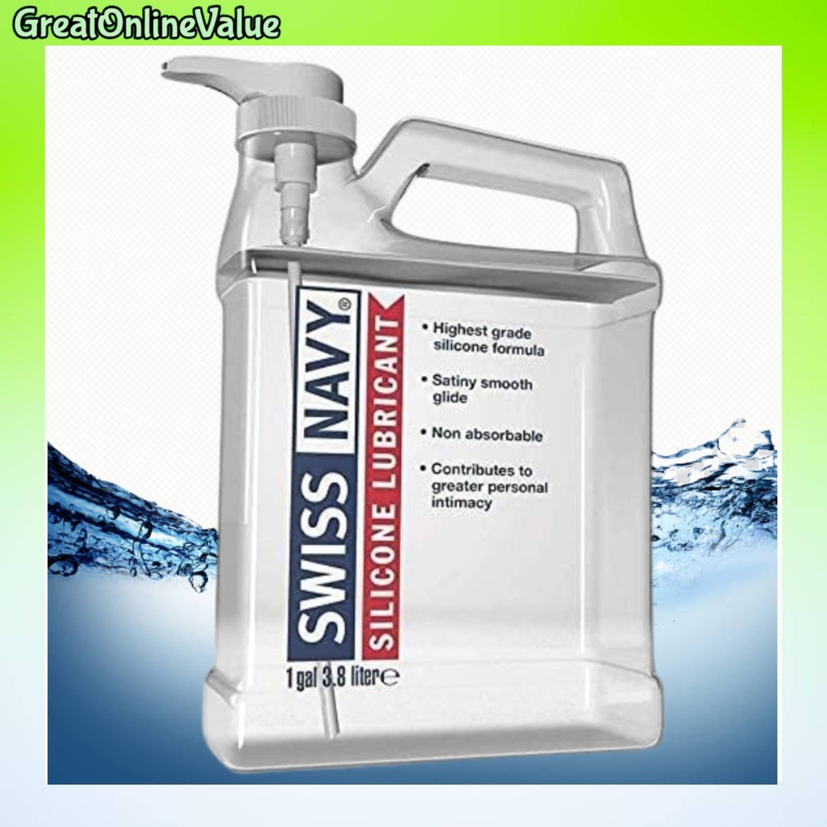 gallon personal lubricant SPUNK Lube is unique, sexual personal lubrication that's fun to use
