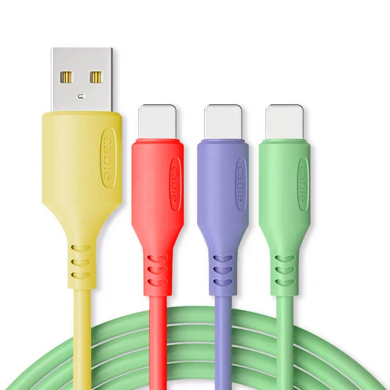 For iPhone 12 11 Pro Max 5 6 7 8 X XS XR Plus USB Cable Fast Charger 2.4A Cord - Image 2 of 4