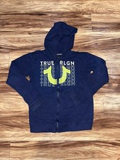 True Religion Youth Zip-Up Hooded Jacket Size Medium
