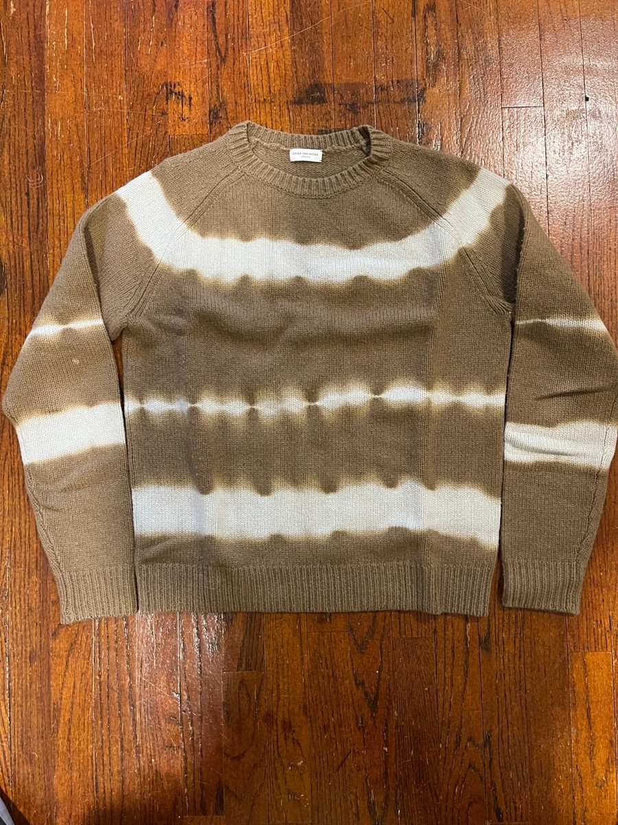 Dries van noten 15AW ニット Dries Van Noten A/W 14 Tie Dye Wool Sweater Size Medium