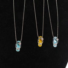 3 UNISEX  Fashion Accessories Jewelry Multi Toned Crystal SANDAL IN TWO COLORS