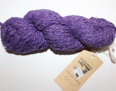 Juniper Moon Farm Yarn Yearling Col 11 Purple 60% Merino 40% Cotton 3.5oz 109yd