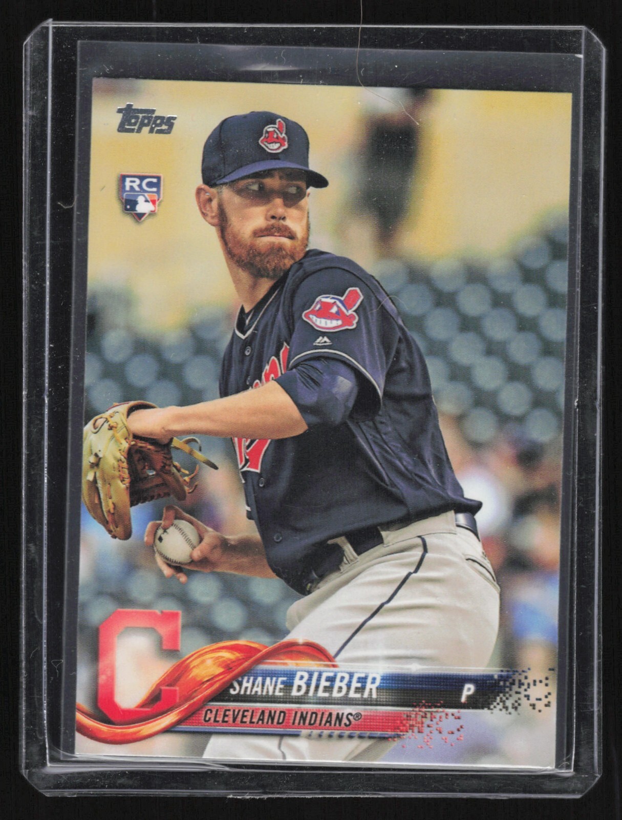 2018 Topps Update Shane Bieber US198 Base Rookie RC Cleveland