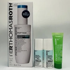 Peter Thomas Roth Peptide 21 Wrinkle Resist Serum 30ml Suncreen 5mlX2 Mask 14ml