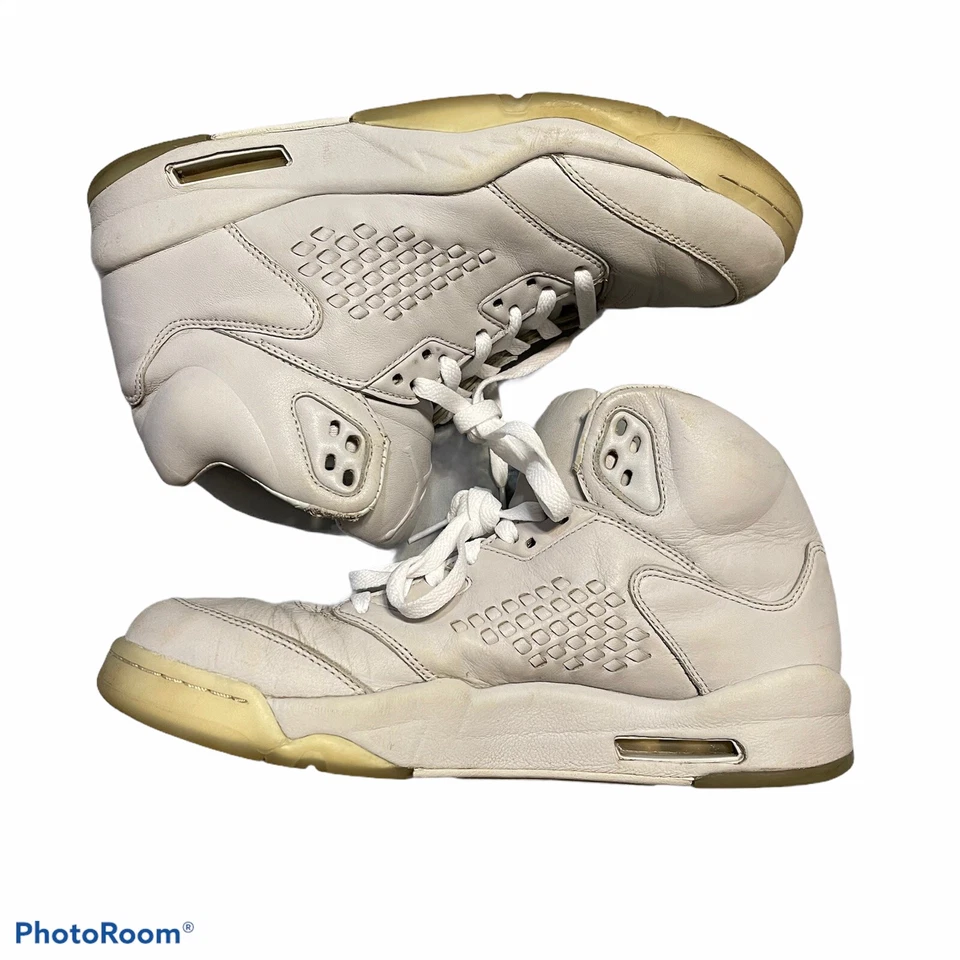 Zapatillas Jordan Retro V 5 Premium Platino Puro Blanco Metálico Plata talla 11  Foto 4 de 4