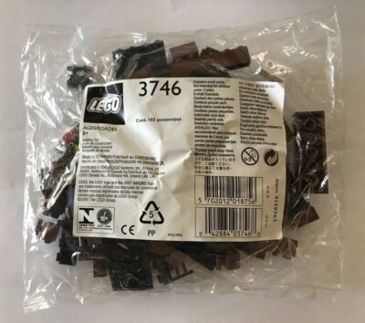 *BRAND NEW* LEGO My Own Train LOCOMOTIVE BROWN BRICKS 3746 POLYBAG *Old BROWN*