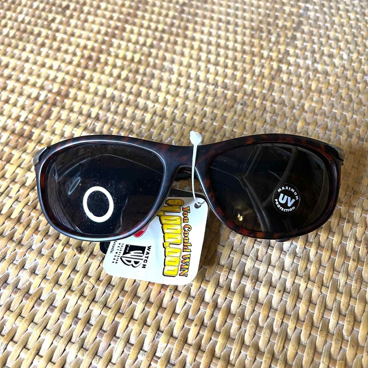 Vintage 90s Tortoise Shell Sunglasses Gunmetal Arms 