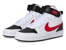Nike Unisex Kids Shoes GS Court Borough Mid 2 CD7782 110 New