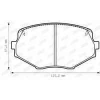Jurid Bremsbelagsatz Scheibenbremse Vorderachse FüR Mazda MX-5 II NB 1.6 16V