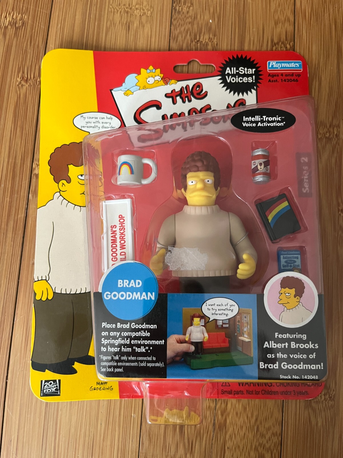 BNIB Playmates Interactive The Simpsons All Star Series Brad Goodman Figure WOS