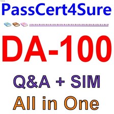 Best Exam Practice Material for DA-100 Exam Q A SIM