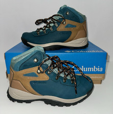 New Columbia Womens Newton Ridge Plus Hiking Boot Deep Wave/Dusty Green 6.5 wide