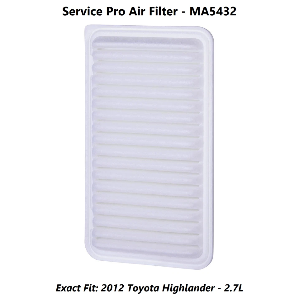 2012 Toyota Highlander 2.7L Complete Cabin, Air & Oil Filter Kit (0W-20) - Image 4 of 4
