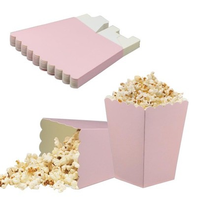 Mini Paper Popcorn Boxes and Candy Boxes, Party 1 Ounce (Pack of 24), pink