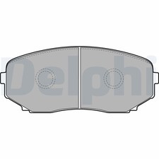 DELPHI LP2098 Kit de plaquettes de frein, frein à disque pour FORD USA,MAZDA