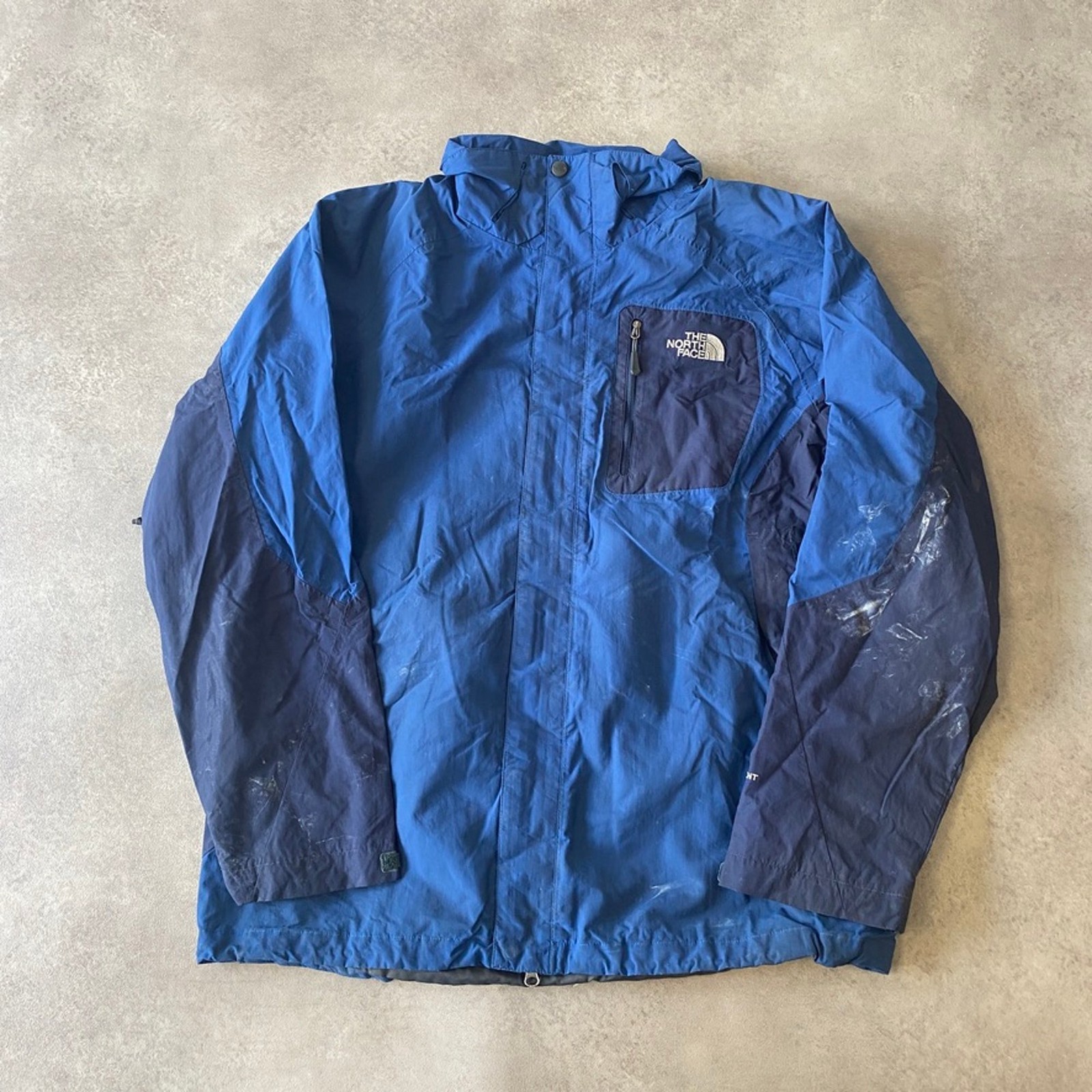 Chaqueta The North Face HyVent para hombre grande Y2K abrigo de lluvia al...