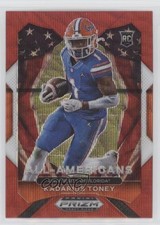 2021 Panini Prizm Draft Picks All-American Ruby Wave Kadarius Toney #195 0s9u