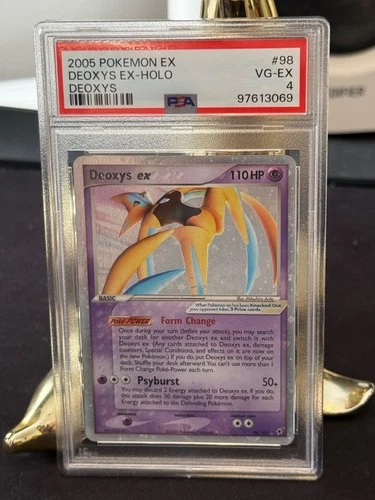 Pokémon PSA 4 Deoxys EX Holo-Deoxys #98/107 2005