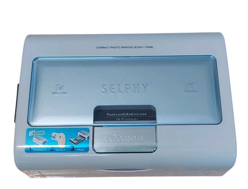 Canon Selphy CP400 Compact Photo Printer/Open Box - Picture 4 of 7