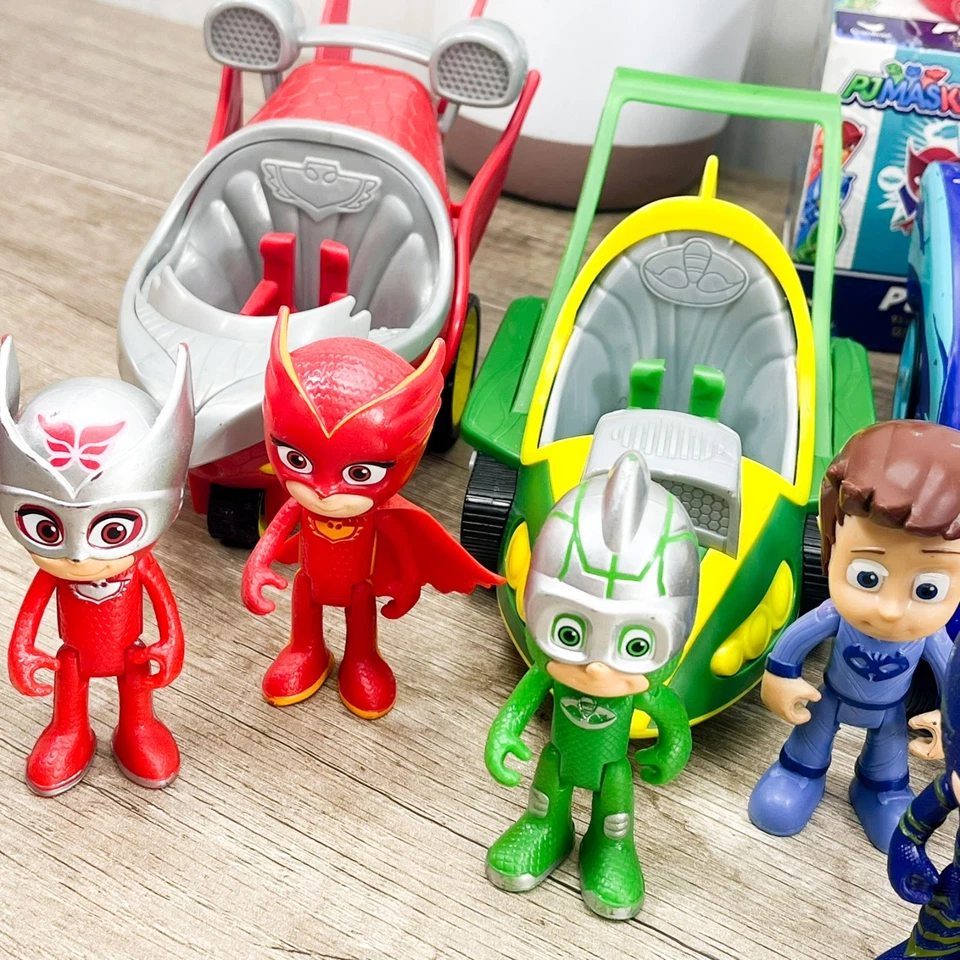 Lote de 3 figuras PJ Masks Juguete Catboy Gekko Owlette + Air Jet Foto 2 de 4