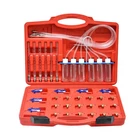 6 Cylinder Diesel Injector Flow Meter Adaptor Kit Common Rail Leak Off Tester UK