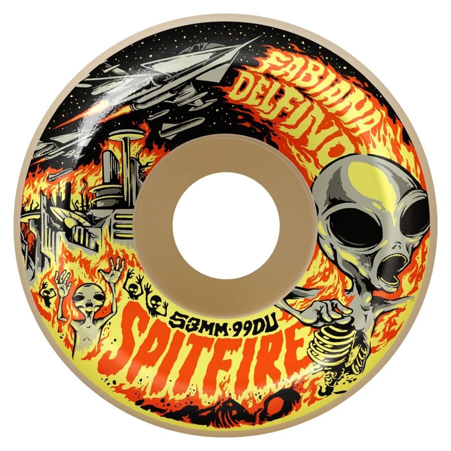 🔥 Spitfire Invasion Formula Four Conical Fabiana Pro Skateboard