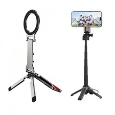 Magnetic Phone Tripod Stand for iPhone, Aluminium Lock with Arca-Swiss Magnet...